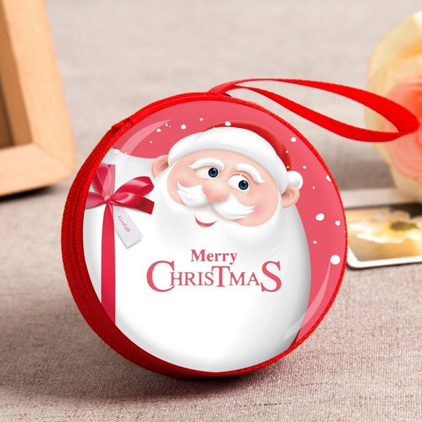 Mini Tin Box Sealed Jar Christmas Coin Storage Cans Earrings Headphones Storage Kids Xmas Tree Decoration Candy Box Baroque