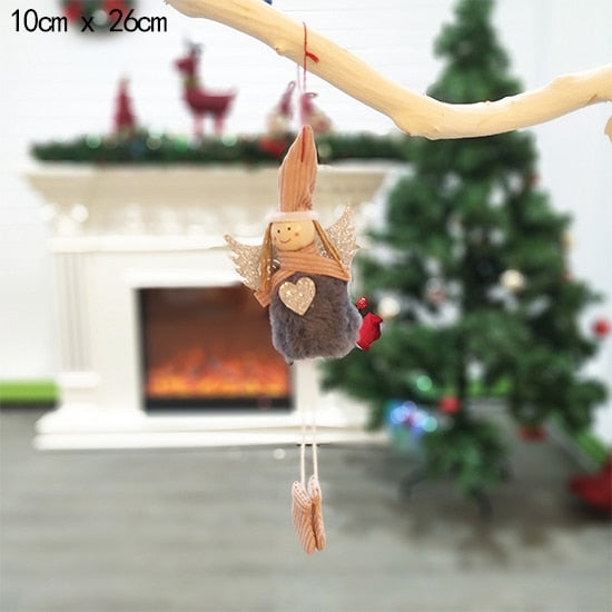 Christmas Decorations for Home Led Christmas Candle Christmas Tree Decorations LED Light Xmas Christmas Tree Ornaments Pendants