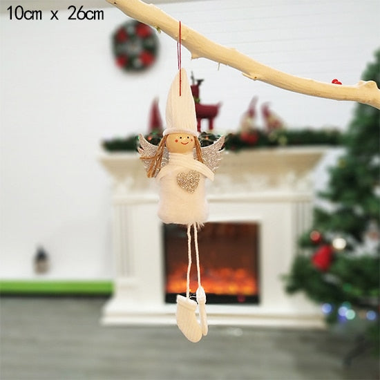 Christmas Decorations for Home Led Christmas Candle Christmas Tree Decorations LED Light Xmas Christmas Tree Ornaments Pendants