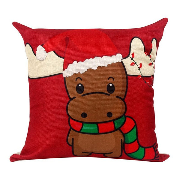 FENGRISE Merry Christmas Decoration For Home Santa Claus Reindeer Pillow Case Christmas 2019 Xmas Navidad Happy New Year 2020