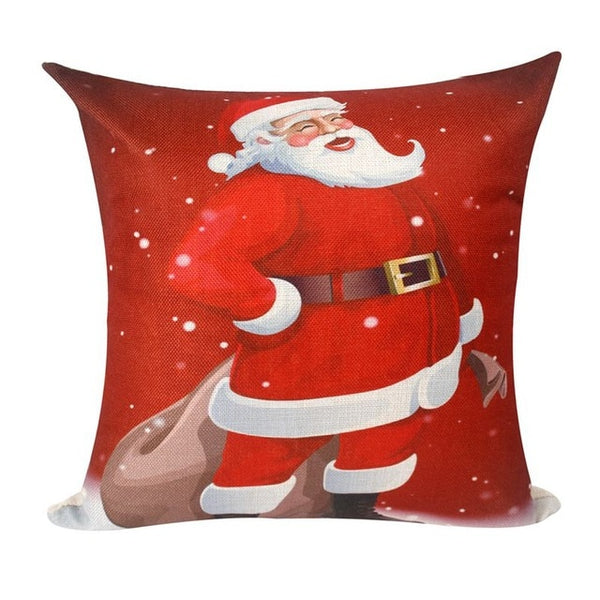 FENGRISE Merry Christmas Decoration For Home Santa Claus Reindeer Pillow Case Christmas 2019 Xmas Navidad Happy New Year 2020