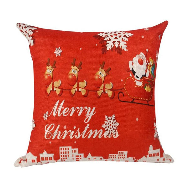 FENGRISE Merry Christmas Decoration For Home Santa Claus Reindeer Pillow Case Christmas 2019 Xmas Navidad Happy New Year 2020