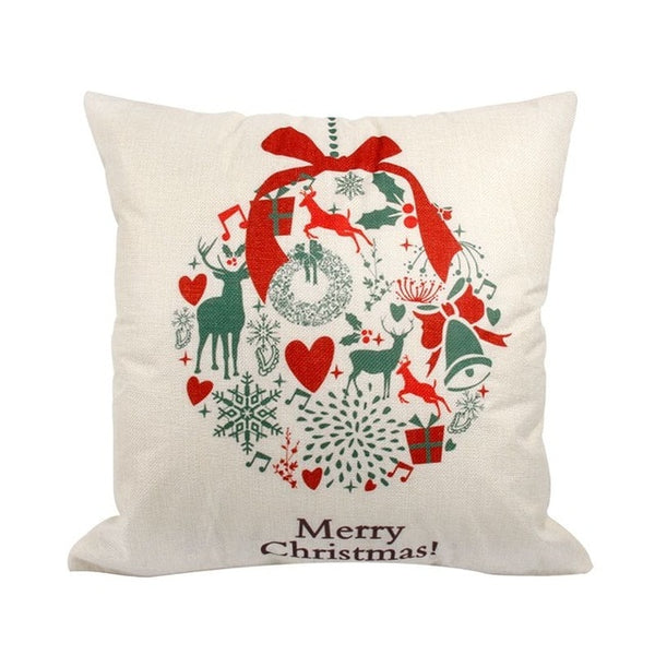 FENGRISE Merry Christmas Decoration For Home Santa Claus Reindeer Pillow Case Christmas 2019 Xmas Navidad Happy New Year 2020