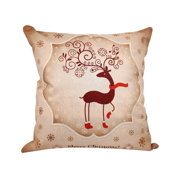 FENGRISE Merry Christmas Decoration For Home Santa Claus Reindeer Pillow Case Christmas 2019 Xmas Navidad Happy New Year 2020