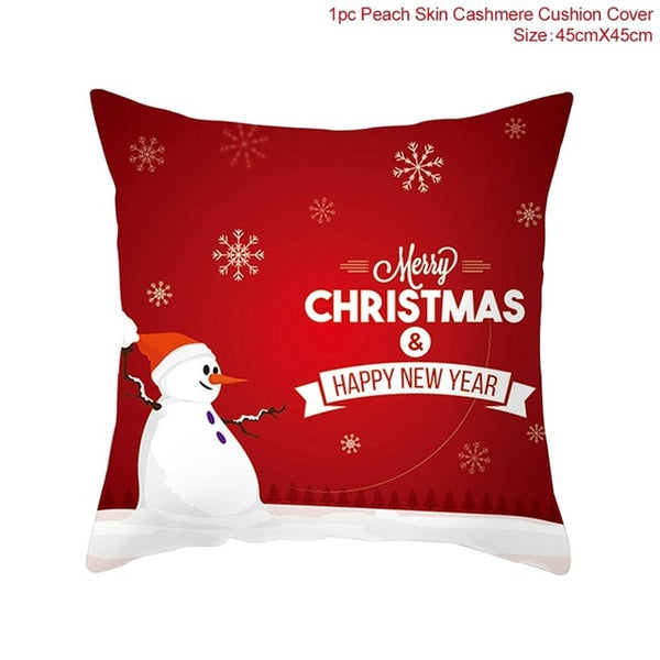 FENGRISE Merry Christmas Decoration For Home Santa Claus Reindeer Pillow Case Christmas 2019 Xmas Navidad Happy New Year 2020