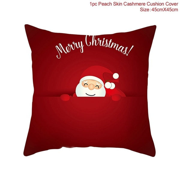 FENGRISE Merry Christmas Decoration For Home Santa Claus Reindeer Pillow Case Christmas 2019 Xmas Navidad Happy New Year 2020