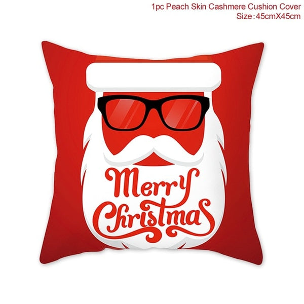 FENGRISE Merry Christmas Decoration For Home Santa Claus Reindeer Pillow Case Christmas 2019 Xmas Navidad Happy New Year 2020