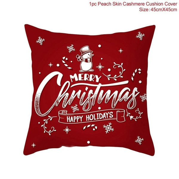 FENGRISE Merry Christmas Decoration For Home Santa Claus Reindeer Pillow Case Christmas 2019 Xmas Navidad Happy New Year 2020