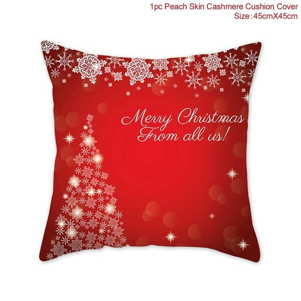 FENGRISE Merry Christmas Decoration For Home Santa Claus Reindeer Pillow Case Christmas 2019 Xmas Navidad Happy New Year 2020