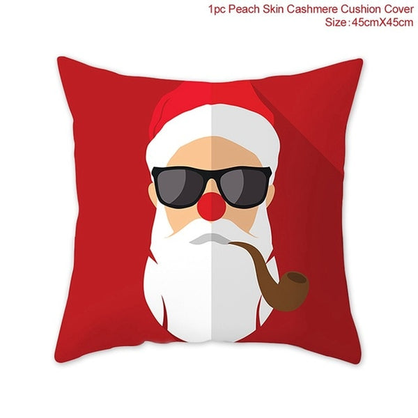 FENGRISE Merry Christmas Decoration For Home Santa Claus Reindeer Pillow Case Christmas 2019 Xmas Navidad Happy New Year 2020