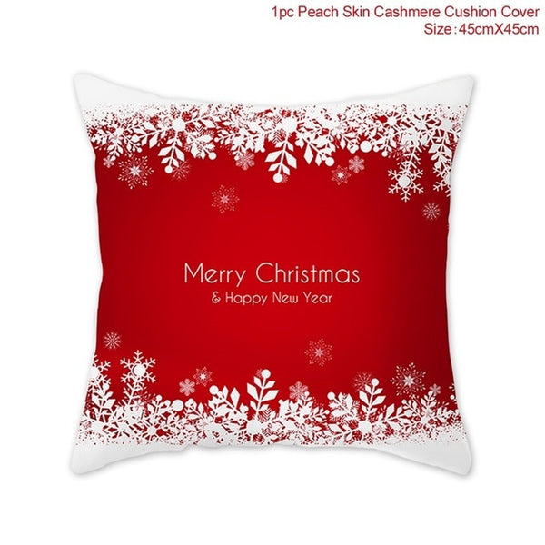 FENGRISE Merry Christmas Decoration For Home Santa Claus Reindeer Pillow Case Christmas 2019 Xmas Navidad Happy New Year 2020