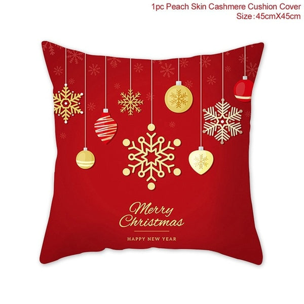 FENGRISE Merry Christmas Decoration For Home Santa Claus Reindeer Pillow Case Christmas 2019 Xmas Navidad Happy New Year 2020