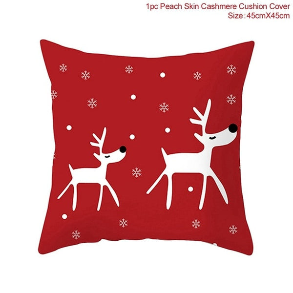 FENGRISE Merry Christmas Decoration For Home Santa Claus Reindeer Pillow Case Christmas 2019 Xmas Navidad Happy New Year 2020