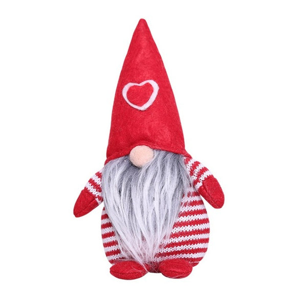 Handmade Swedish Stuffed Toy Santa Doll Gnome Scandinavian Tomte Nordic Nisse Sockerbit Dwarf Elf Home Ornaments Christmas Santa