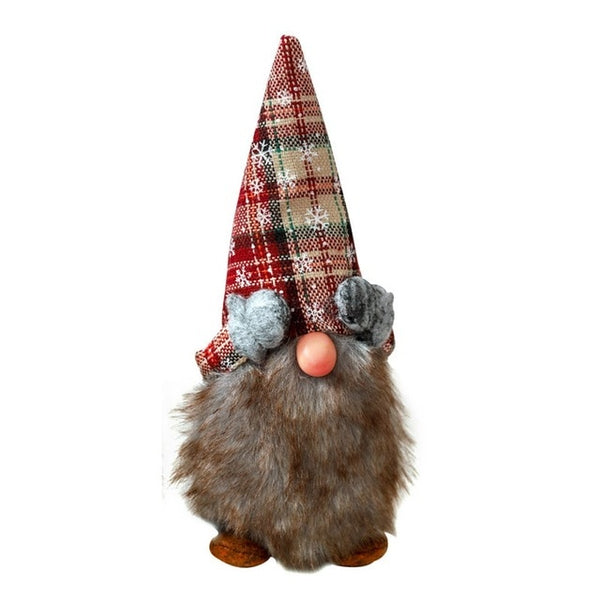 Handmade Swedish Stuffed Toy Santa Doll Gnome Scandinavian Tomte Nordic Nisse Sockerbit Dwarf Elf Home Ornaments Christmas Santa