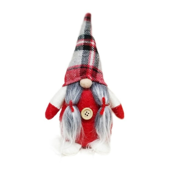 Handmade Swedish Stuffed Toy Santa Doll Gnome Scandinavian Tomte Nordic Nisse Sockerbit Dwarf Elf Home Ornaments Christmas Santa