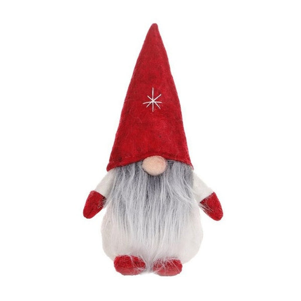 Handmade Swedish Stuffed Toy Santa Doll Gnome Scandinavian Tomte Nordic Nisse Sockerbit Dwarf Elf Home Ornaments Christmas Santa