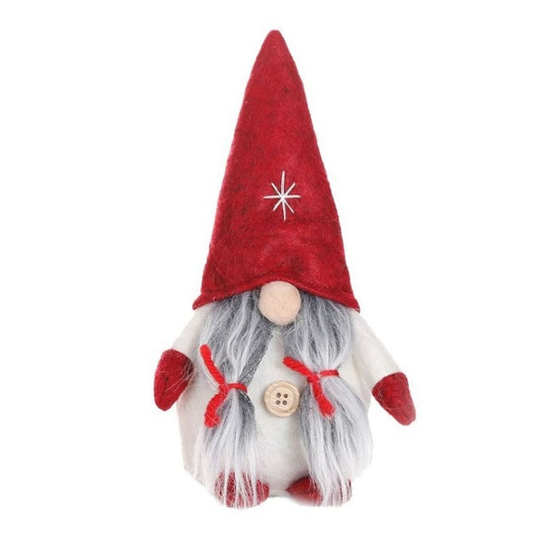 Handmade Swedish Stuffed Toy Santa Doll Gnome Scandinavian Tomte Nordic Nisse Sockerbit Dwarf Elf Home Ornaments Christmas Santa