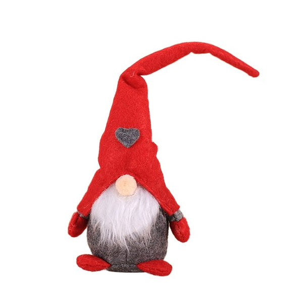 Handmade Swedish Stuffed Toy Santa Doll Gnome Scandinavian Tomte Nordic Nisse Sockerbit Dwarf Elf Home Ornaments Christmas Santa