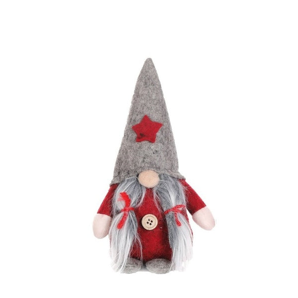 Handmade Swedish Stuffed Toy Santa Doll Gnome Scandinavian Tomte Nordic Nisse Sockerbit Dwarf Elf Home Ornaments Christmas Santa