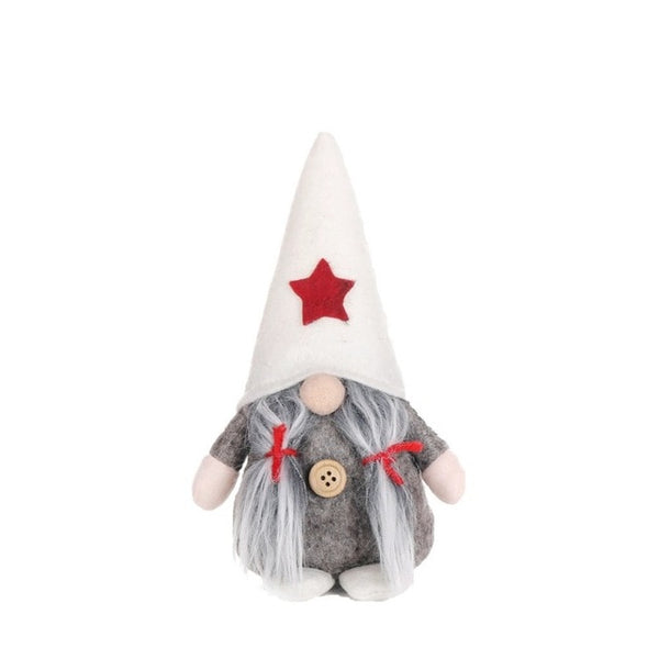 Handmade Swedish Stuffed Toy Santa Doll Gnome Scandinavian Tomte Nordic Nisse Sockerbit Dwarf Elf Home Ornaments Christmas Santa