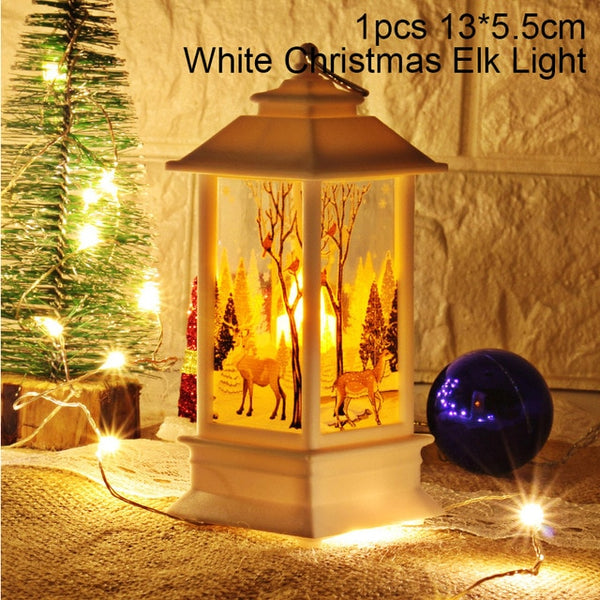 Christmas Decorations for Home Led Christmas Candle Christmas Tree Decorations LED Light Xmas Christmas Tree Ornaments Pendants