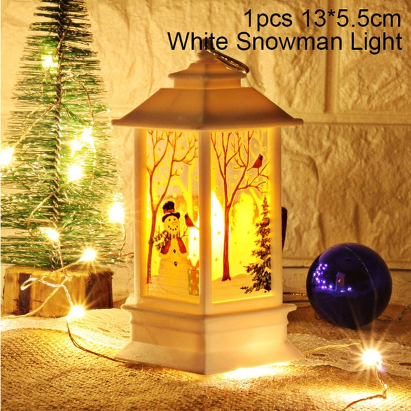 Christmas Decorations for Home Led Christmas Candle Christmas Tree Decorations LED Light Xmas Christmas Tree Ornaments Pendants