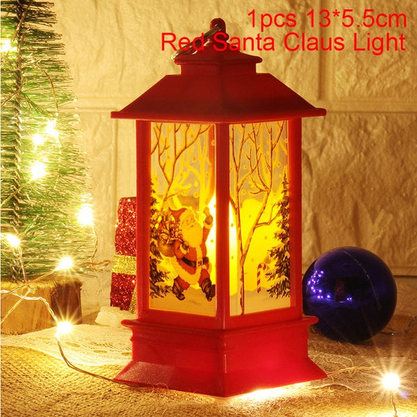 Christmas Decorations for Home Led Christmas Candle Christmas Tree Decorations LED Light Xmas Christmas Tree Ornaments Pendants