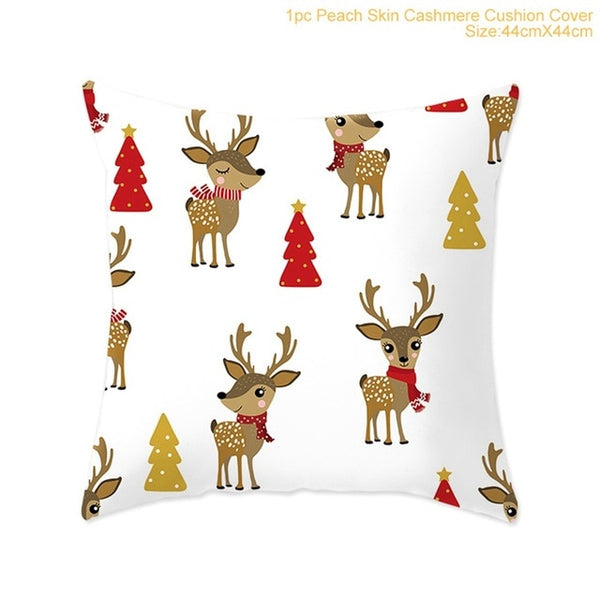 FENGRISE Merry Christmas Decoration For Home Santa Claus Reindeer Pillow Case Christmas 2019 Xmas Navidad Happy New Year 2020