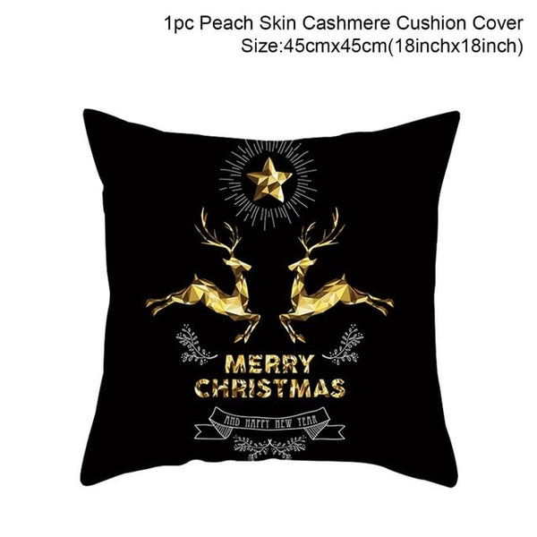 Snowflake Santa Claus Christmas Pillowcase Christmas Decor for Home Christmas 2020 Ornament Navidad Xmas Decor