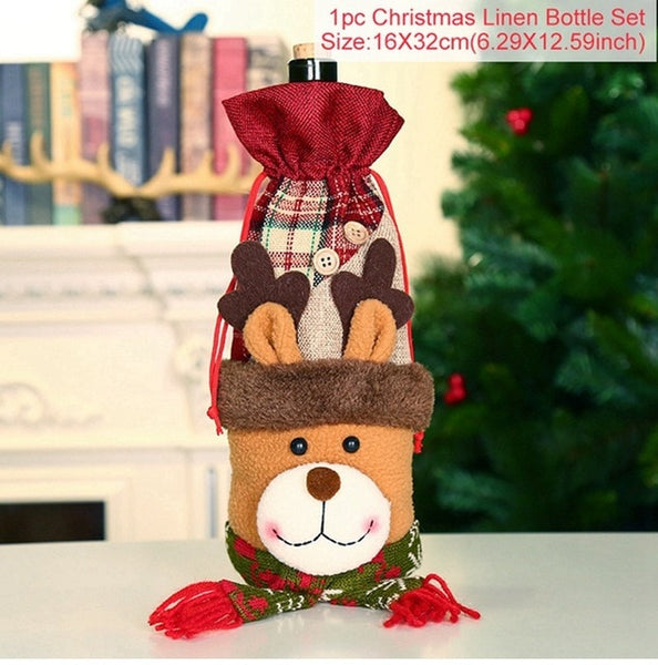 Merry Christmas Table Cloth Noel Decor For Home Xmas Noel Gift Christmas Items Product Ornament New Year 2020