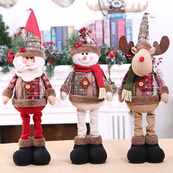 Christmas Decorations For Home Pendants Navidad Christmas Tree Ornaments Hanging Doll Craft Decor Supplier Kids Gift