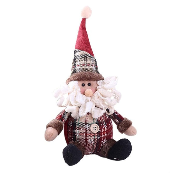 Christmas Decorations For Home Pendants Navidad Christmas Tree Ornaments Hanging Doll Craft Decor Supplier Kids Gift