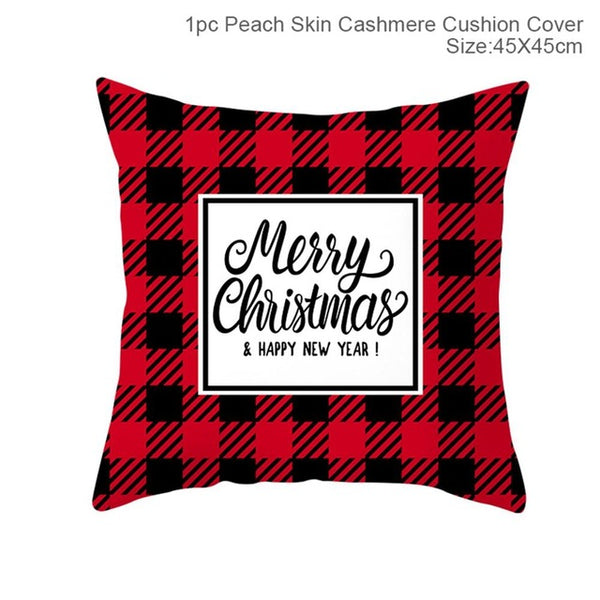 Snowflake Santa Claus Christmas Pillowcase Christmas Decor for Home Christmas 2020 Ornament Navidad Xmas Decor