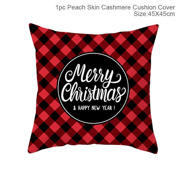 Snowflake Santa Claus Christmas Pillowcase Christmas Decor for Home Christmas 2020 Ornament Navidad Xmas Decor