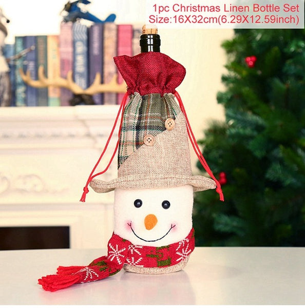 Merry Christmas Table Cloth Noel Decor For Home Xmas Noel Gift Christmas Items Product Ornament New Year 2020