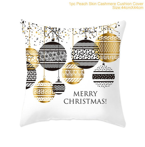 Pillow Case Merry Christmas Decoration For Home 2019 Christmas Ornament Christmas Gift Cristmas Noel Happy New Year 2020