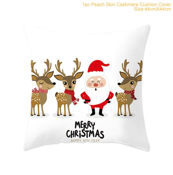 Pillow Case Merry Christmas Decoration For Home 2019 Christmas Ornament Christmas Gift Cristmas Noel Happy New Year 2020