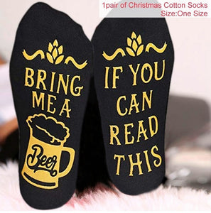 1 Pair Christmas Cotton Socks Merry Christmas Decorations For Home 2019 Christmas Gifts Cristmas Decor Noel Happy New Year 2020